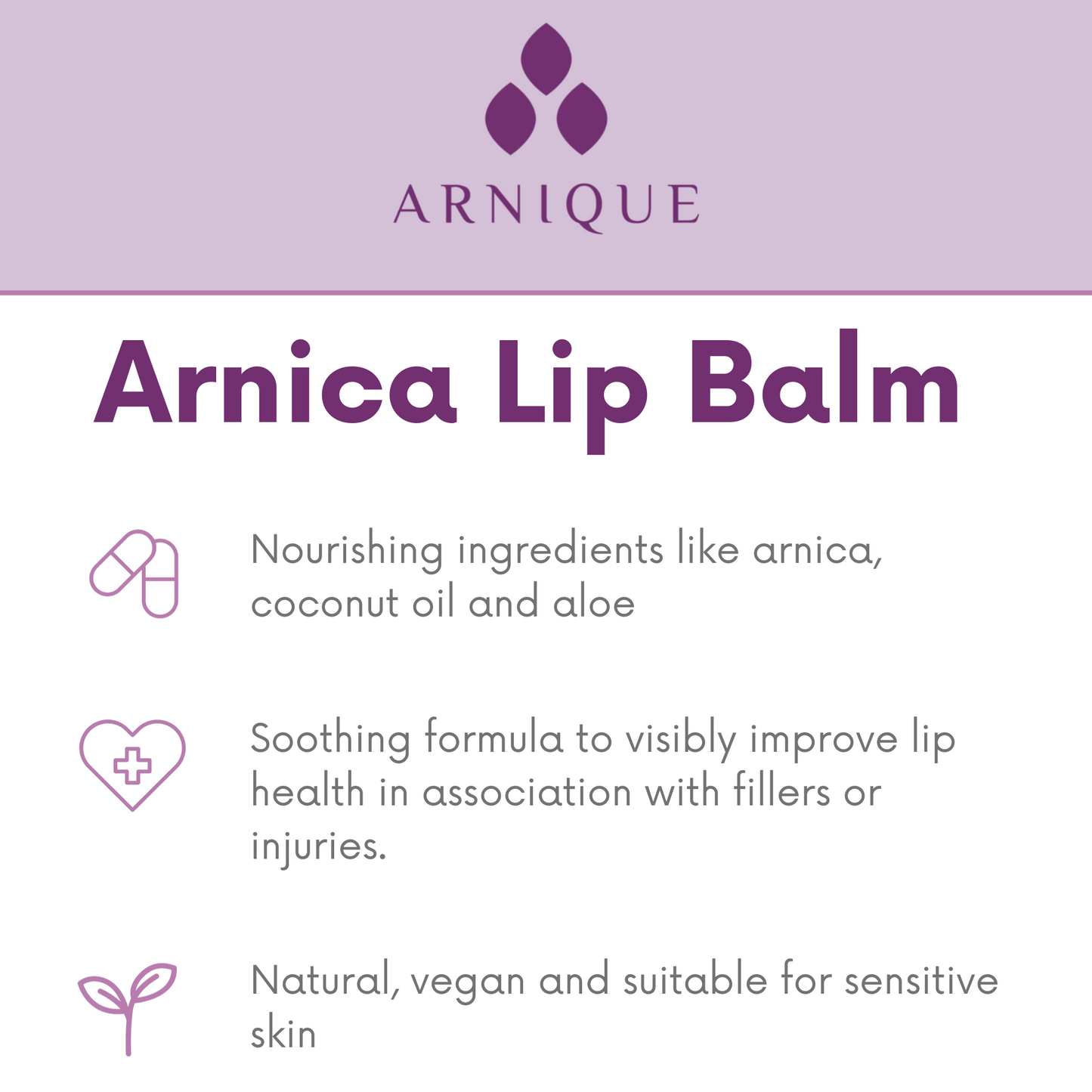 Arnique Arnica Lip Balm (Two Pack)